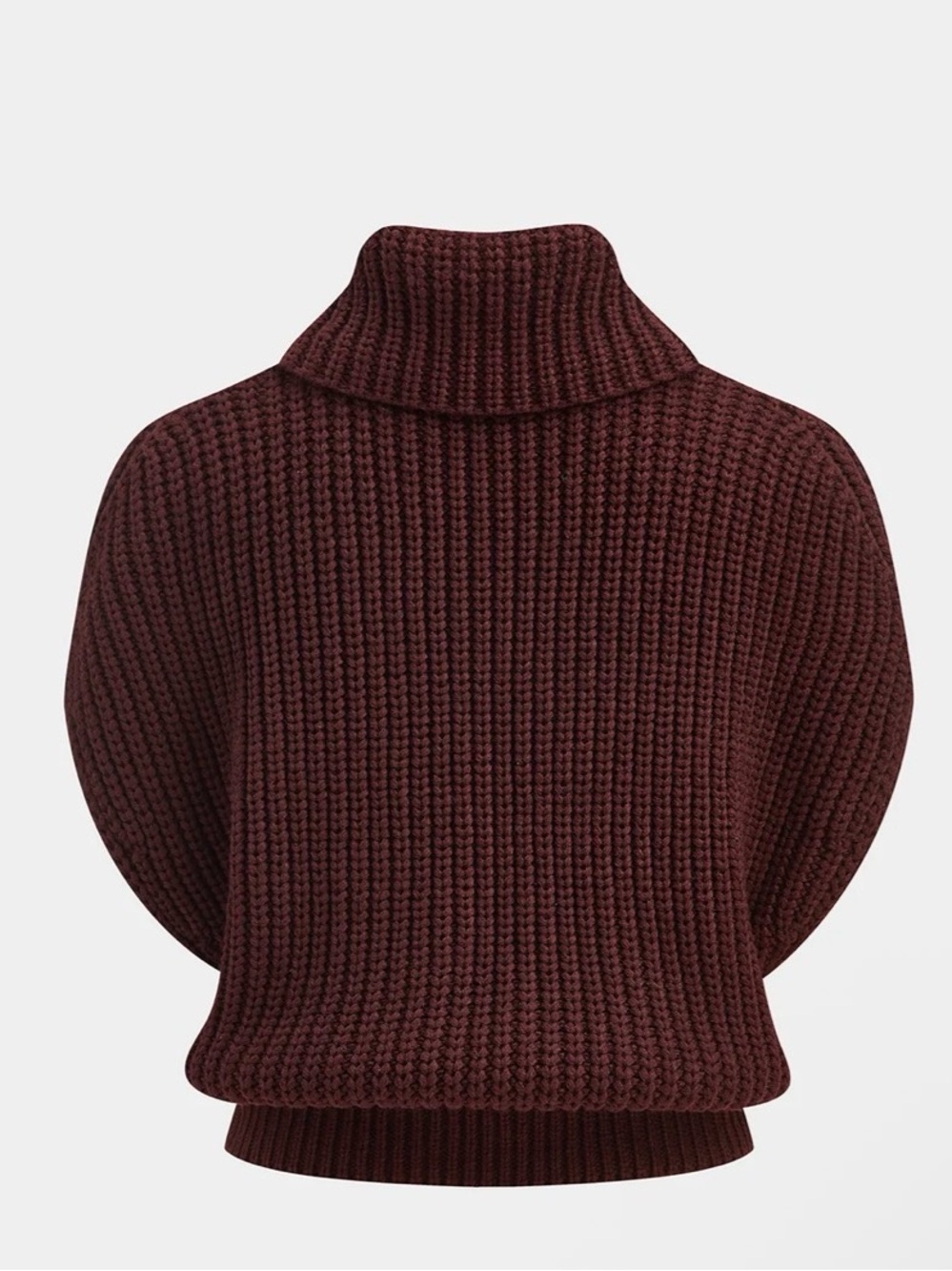 Commense Chunky Cowl Neck Sweater Vest - Picture 2 of 5